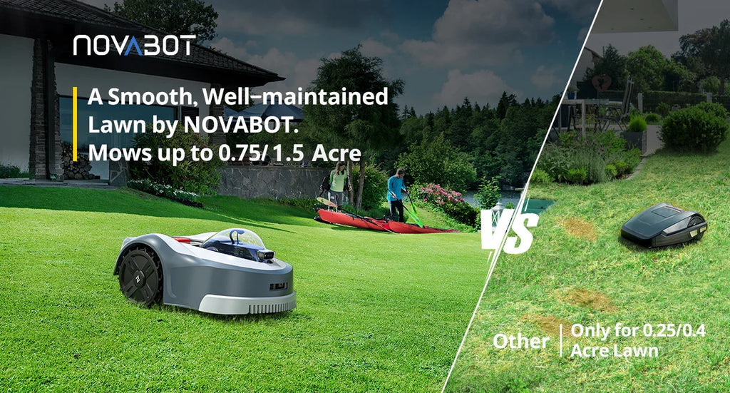 Tondeuse robot Novabot N2000, sans fil, navigation intelligente, application de contrôle