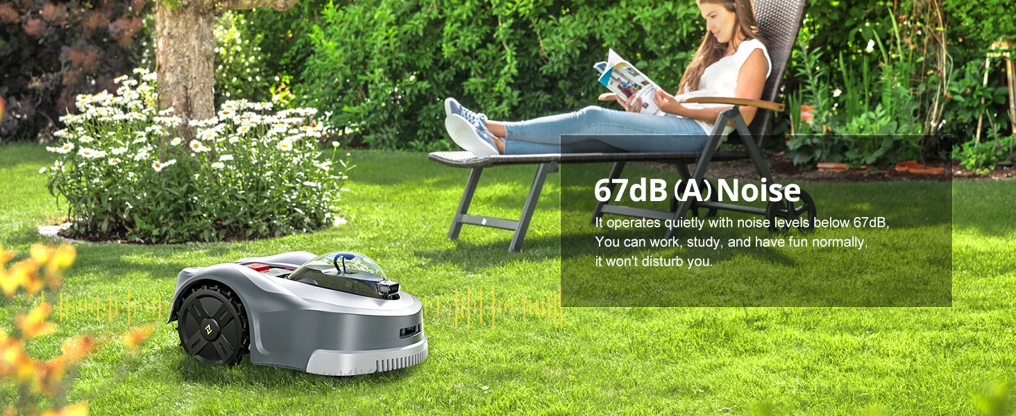 Tondeuse robot Novabot N2000, sans fil, navigation intelligente, application de contrôle