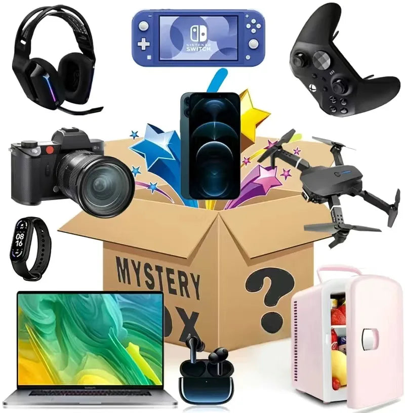 Coffret Mystère Adulte – Smartphone 3G/4G, Électronique & Figurine Surprise