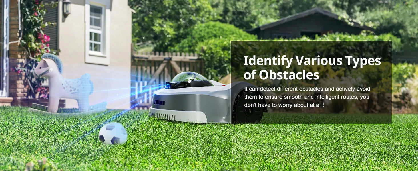 Tondeuse robot Novabot N2000, sans fil, navigation intelligente, application de contrôle