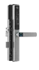 Serrure de porte intelligente entièrement automatique Eseye EY-393 Pro avec sonnette vidéo, reconnaissance faciale 3D, lecteur d'empreintes numériques, connexion Wi-Fi et fonction « tirer/pousser ».
