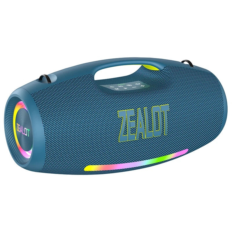 Enceinte Portable Zealot S89 – 250W, 3 Voies, 48000mAh, IPX6, RGB & Power Bank