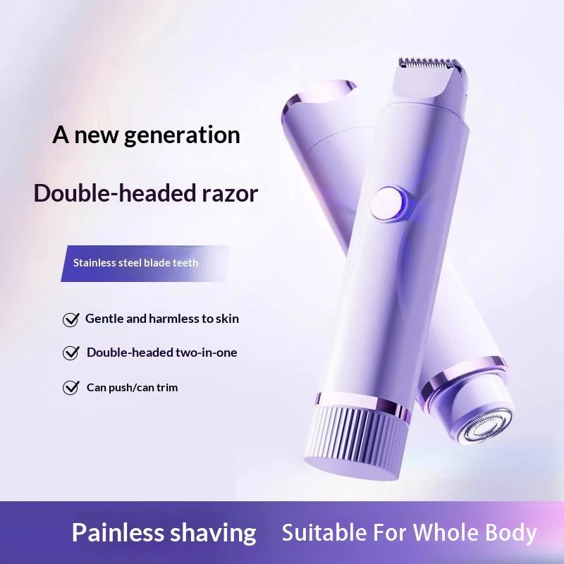 Tondeuse à rasoir étanche IPX4, têtes de coupe rotatives doubles, rasoir pour femmes, temps de charge de 2 à 3 heures, best-seller
