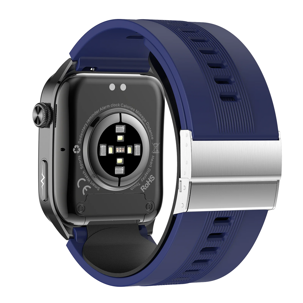 Montre Santé Wonlex MF30 – Tensiomètre Pompe à Air, ECG, NFC, AMOLED & SOS