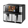 Friteuse à air multifonctionnelle multi-usages 8L grande capacité, électrique, intelligente, commandes tactiles, 2000W, OEM