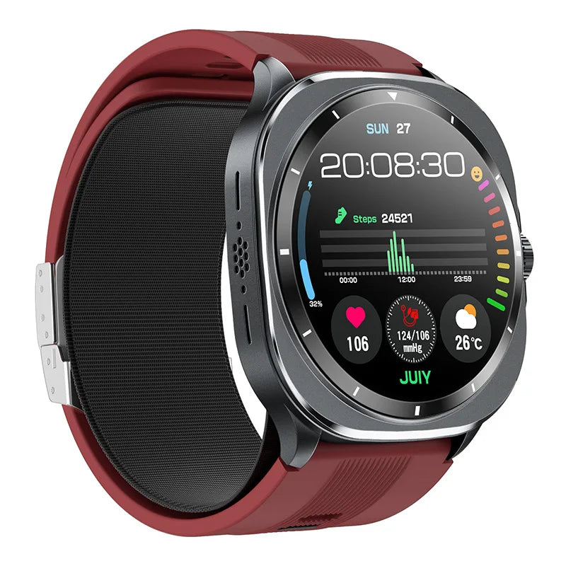 Smartwatch AMOLED TK65 | Bracelet Connecté avec Appels Bluetooth, NFC, ECG et Suivi Santé Avancé
