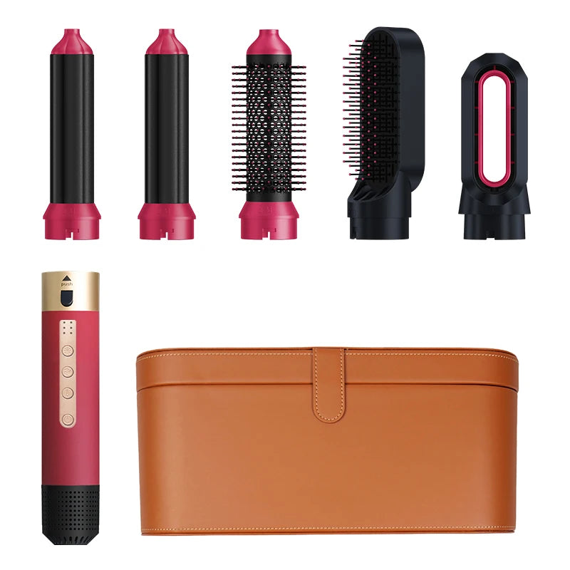 Sèche-cheveux et fer à friser ionique 5 en 1 à moteur BLDC, brosse lissante et styler 110 000 tr/min pour une utilisation à l'hôtel et à domicile