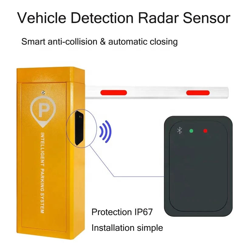 Capteur Radar 79 GHz pour Barrière de Parking | Détecteur de Véhicules Sans Fil à Ondes Millimétriques