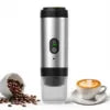 Cafetière portable intelligente de voyage, de camping et de pêche, auto-chauffante, compatible USB, voiture, camping-car, 20 bars de pression.