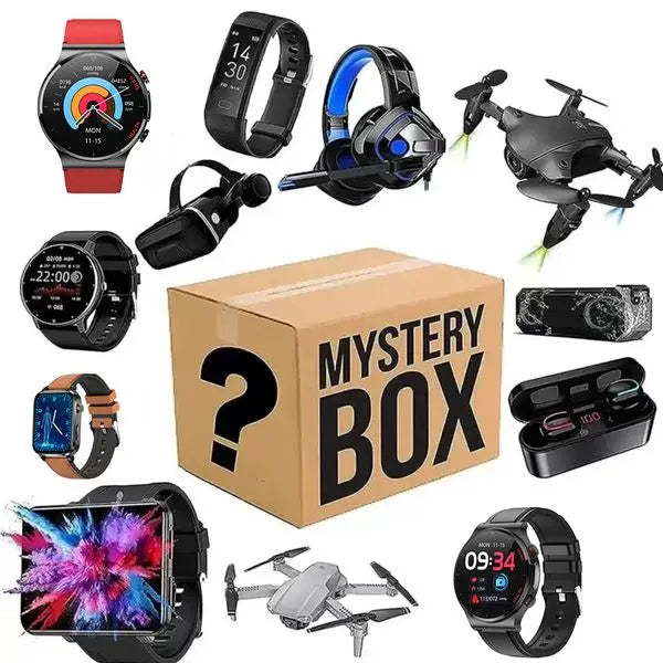 Box Mystère Lucky 2025 – Montre TFT, Gadgets Électroniques & Blind Box Gaming