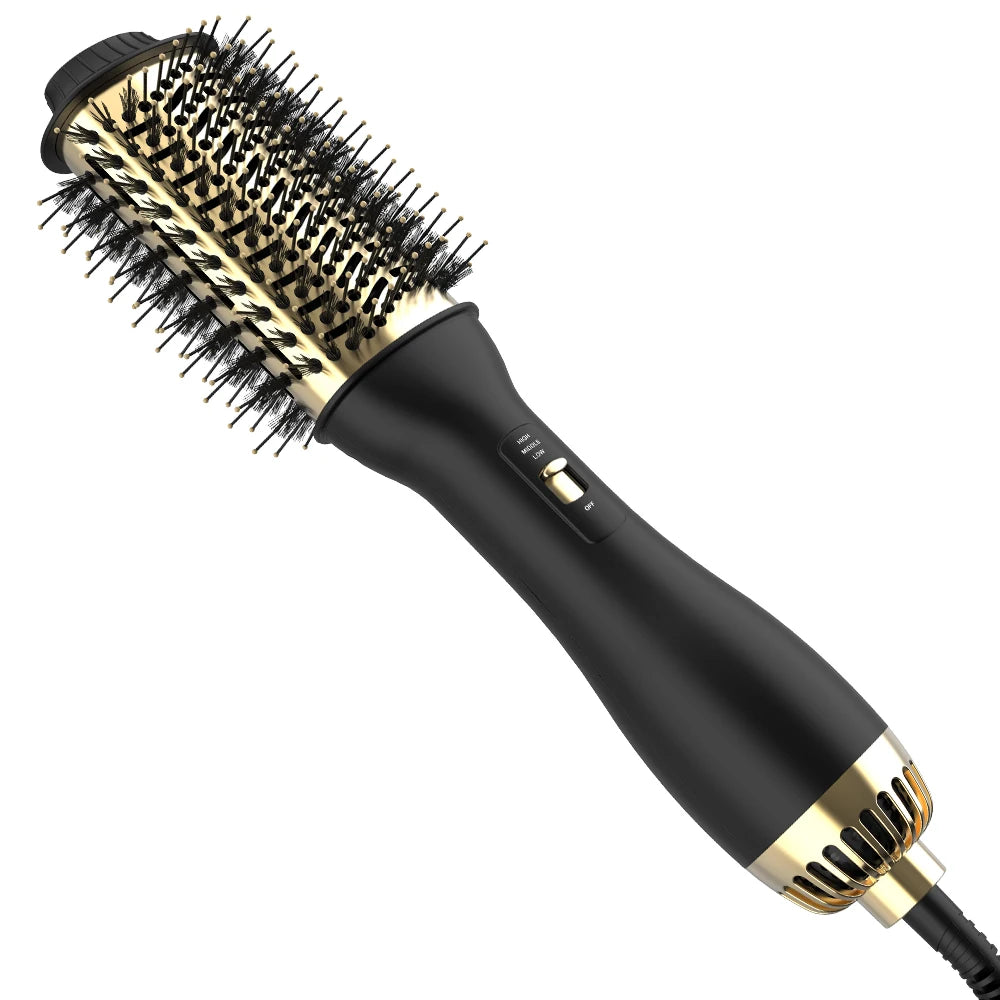 Peigne électrique ULELAY en livraison directe, 3 en 1 : sèche-cheveux, volumateur, lisseur et brosse à air chaud.
