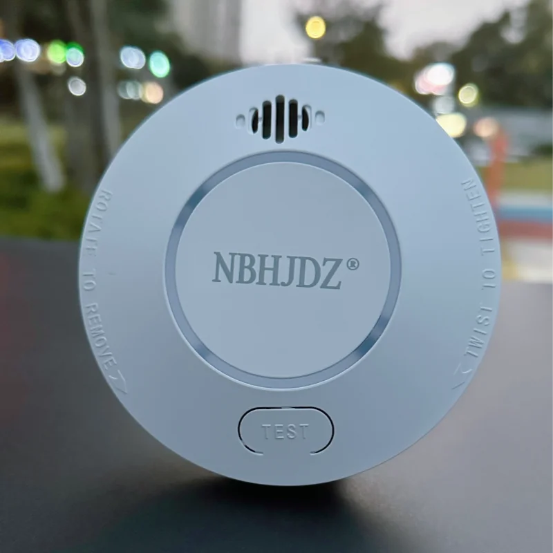 HAJUER Alarme Wi-Fi intelligente portable 2,4 GHz Tuya sans fil, détecteur de fumée et de monoxyde de carbone, photoélectrique et électrochimique