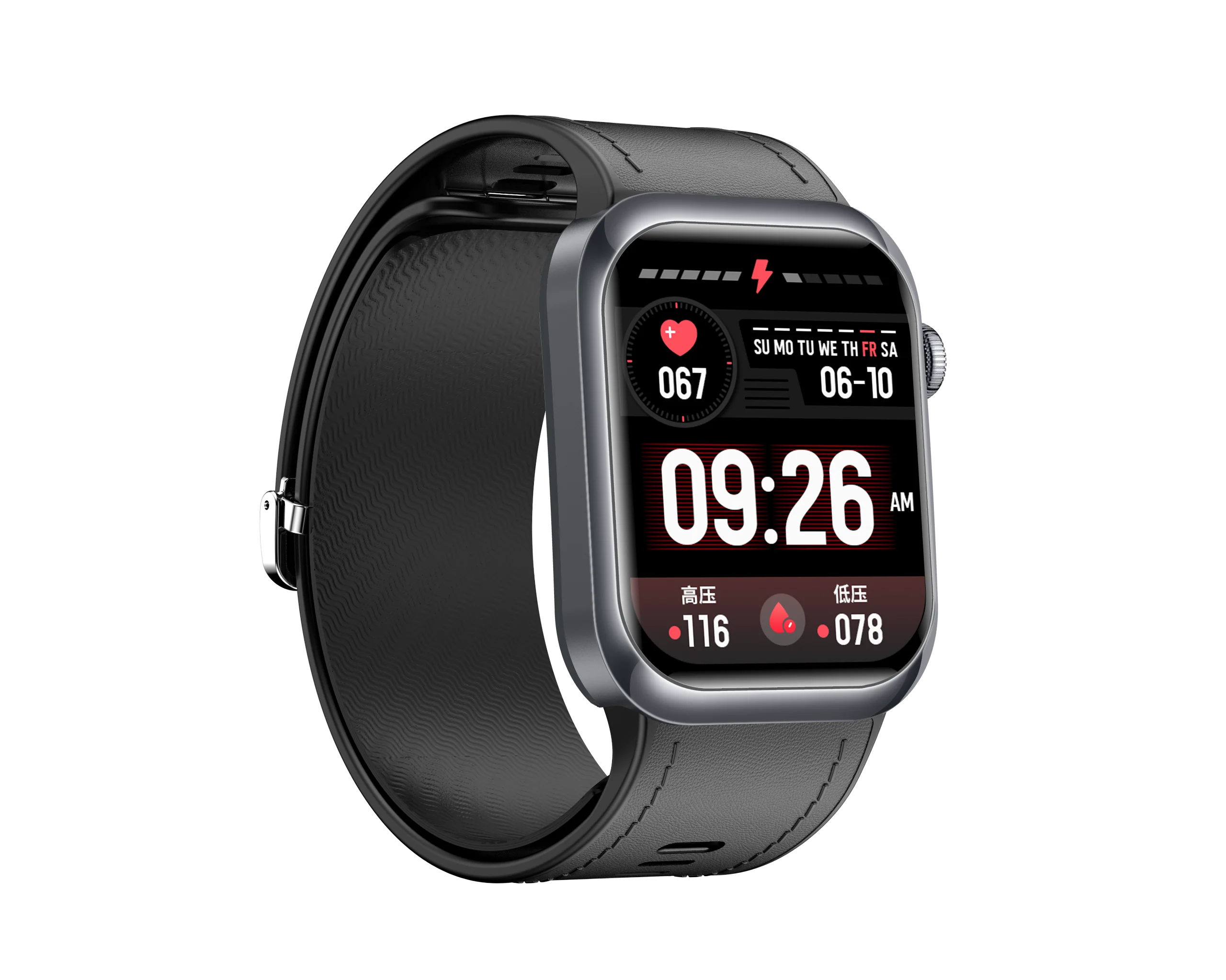 Montre Connectée VALDUS MT115 – ECG, AMOLED 1.95", Appel BT, Sport & Femme | IP68