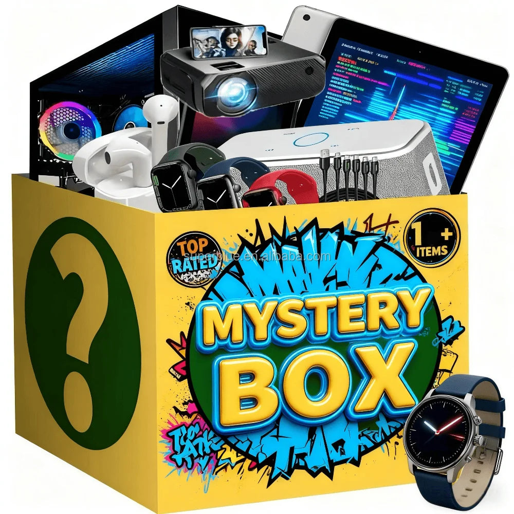 Coffret Mystère Montre – Cadeau Noël Surprise, Ballons Lucky, Électronique Adulte