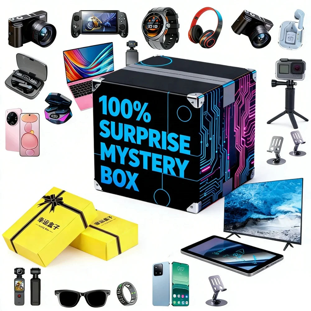 Coffret Mystère Électronique Tech 5 Pièces 3C – Grande Blind Box Lucky Surprise
