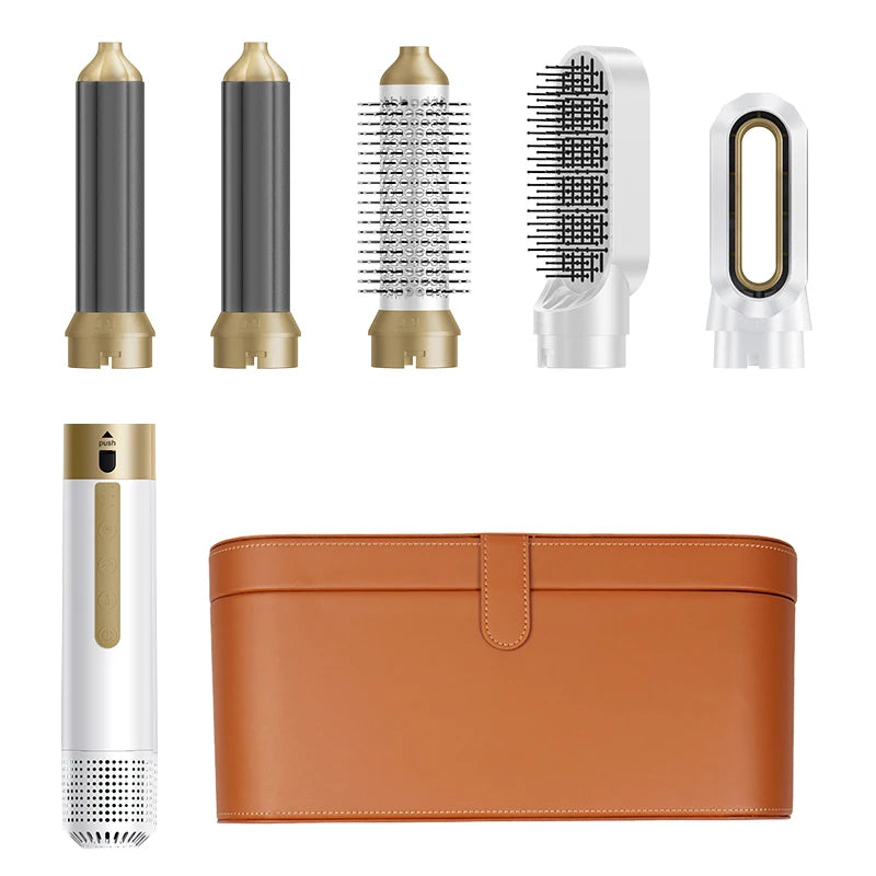 Sèche-cheveux et fer à friser ionique 5 en 1 à moteur BLDC, brosse lissante et styler 110 000 tr/min pour une utilisation à l'hôtel et à domicile