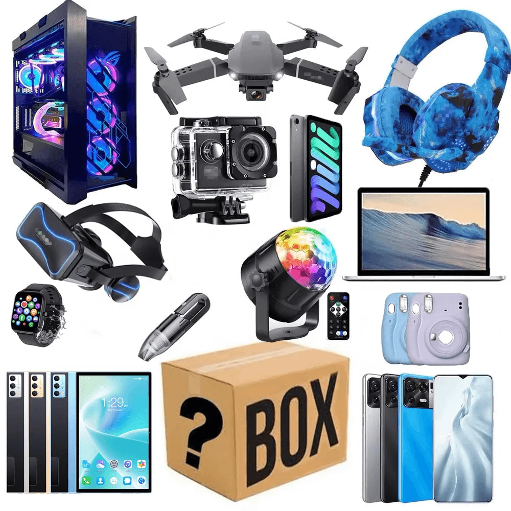 Box Mystère Lucky 2025 – Montre TFT, Gadgets Électroniques & Blind Box Gaming