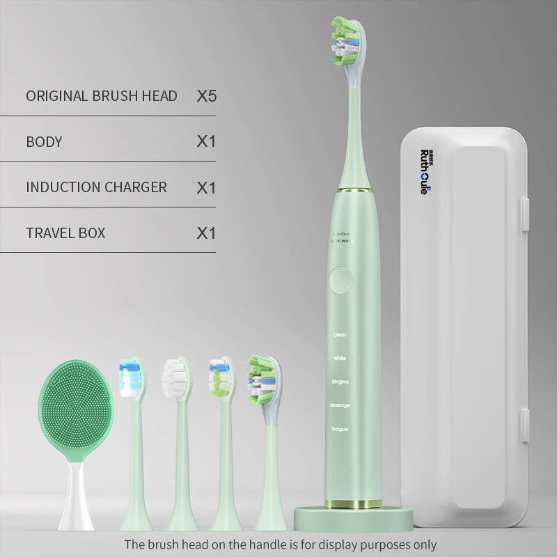Brosse à Dents Sonique Intelligente V6 | 48K VPM, 5 Modes, Longue Autonomie et Effet Blanchissant