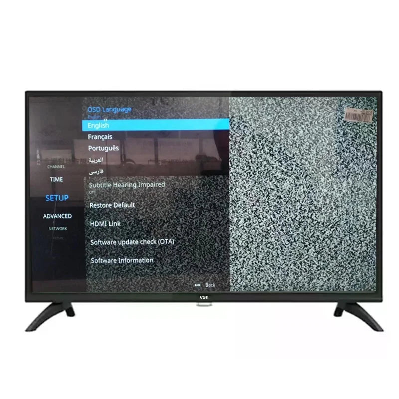 Téléviseur intelligent LED FHD 1080p VSTI 32 pouces (modèle 2026) noir avec dalle LCD de qualité A+