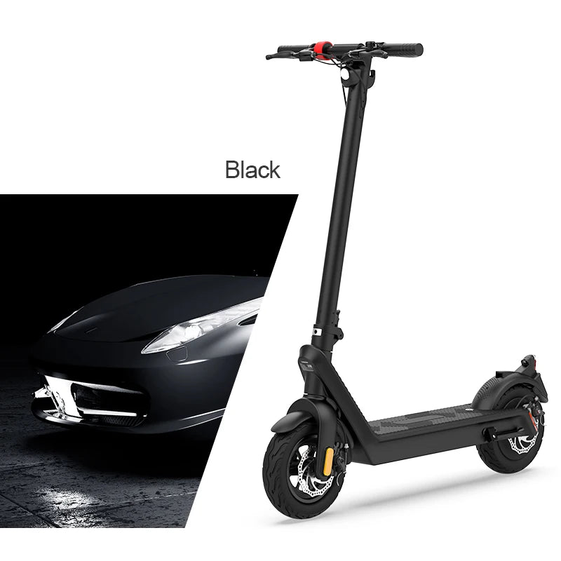 Trottinette électrique X9 la plus rapide pour adultes (2025), 25 km/h, à propulsion manuelle, pliable, en alliage, pour l'exercice, batterie supplémentaire, lumières.