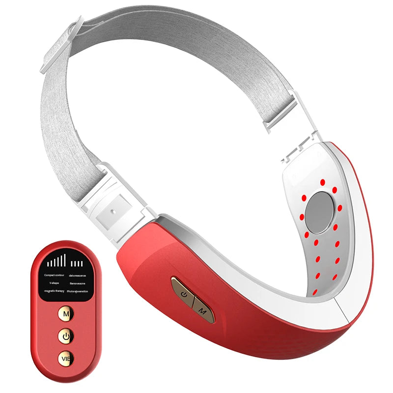 Appareil de Beauté KMD EMS | LED Rouge & Bleue, Thérapie Galvanique, Lifting et Raffermissement du Visage