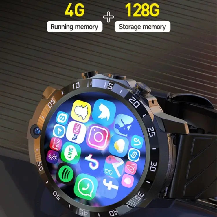 Montre connectée MT27 4G – Android 8.1, 4 Go + 64 Go, GPS, IP67 et écran 1,6"