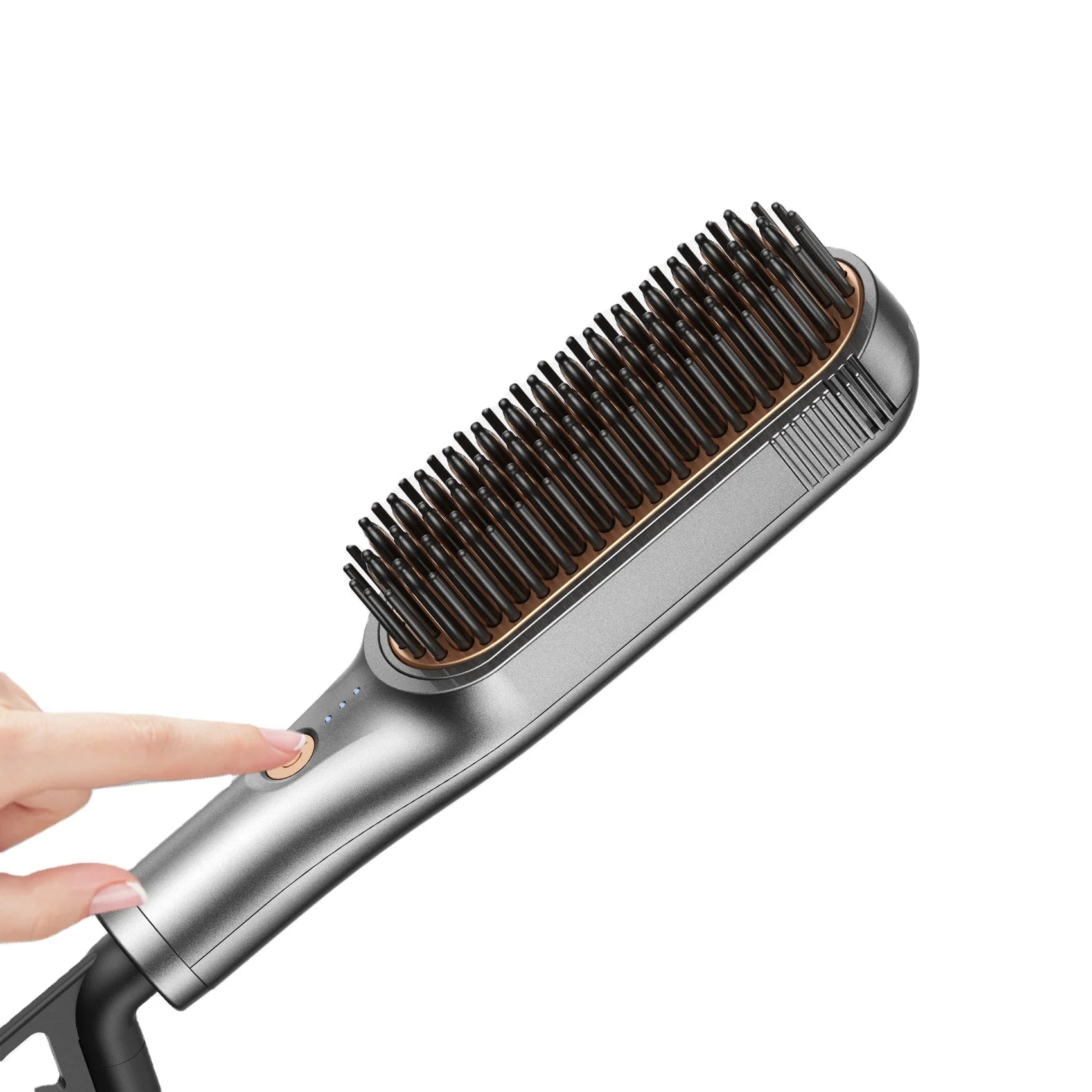 Brosse Lissante Cheveux Électrique | Plaques Céramiques, Technologie Ionique et Hydratation Anti-Frisottis