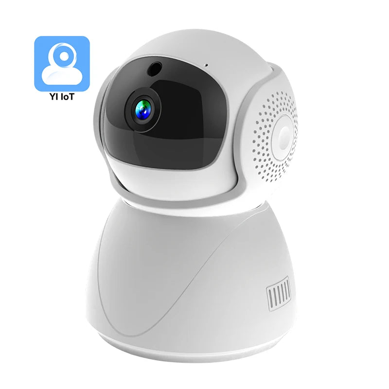 Caméra de surveillance extérieure YIIoT 2,4 GHz/5 GHz Wi-Fi IP PTZ 1080p dôme 2 MP avec détection de mouvement et réseau sans fil