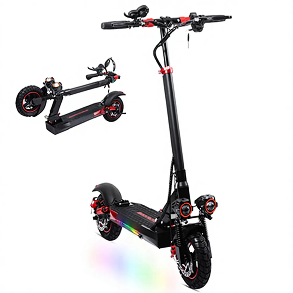 Trottinette électrique N9 (modèle 2025) : autonomie de 50 km, puissance de 1 200 W, vitesse maximale de 55 km/h. Trottinette électrique pliable pour adultes, disponible en entrepôt aux États-Unis.