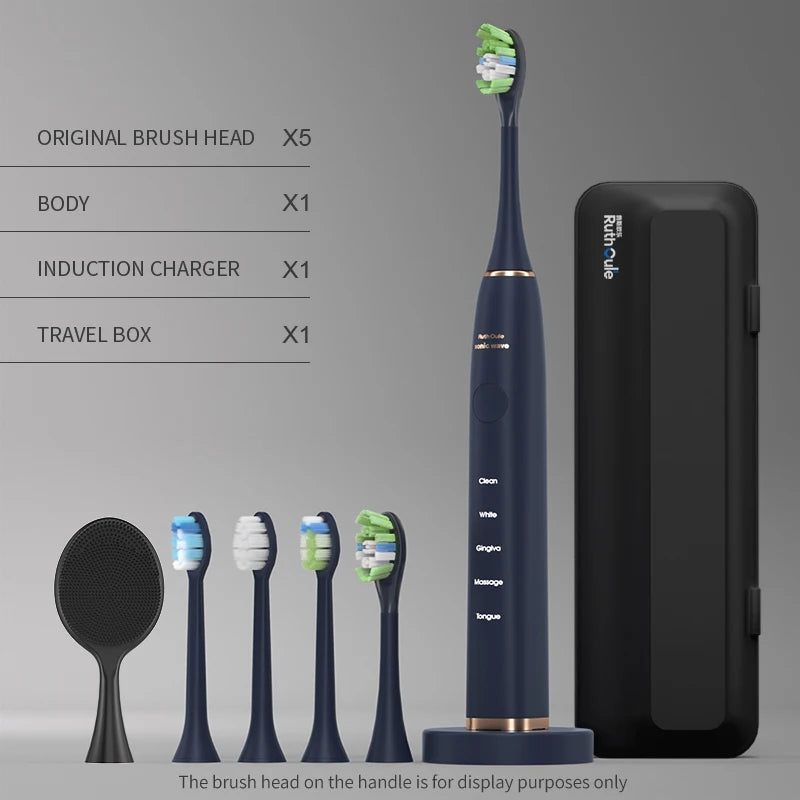 Brosse à Dents Sonique Intelligente V6 | 48K VPM, 5 Modes, Longue Autonomie et Effet Blanchissant