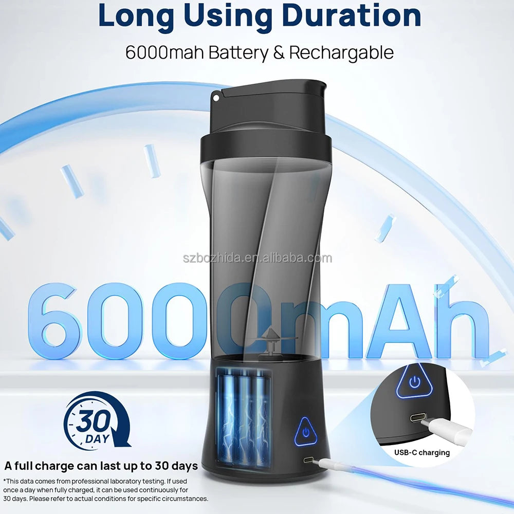 Presse-Agrumes Portable Rechargeable Sans Fil | Mini Extracteur de Jus Sans BPA pour Voyage et Smoothies