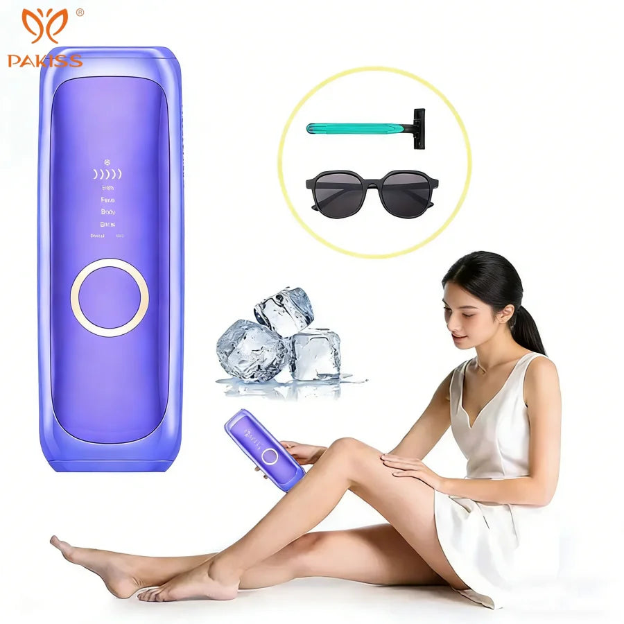 Appareil IPL de qualité commerciale PAKISS, technologie de refroidissement par glace, capteur coupé à 5 niveaux