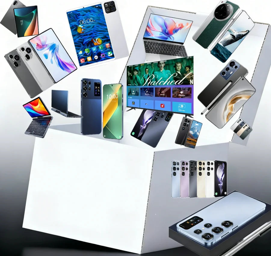 Box Mystère Tech 100% Surprise – Électronique 3C, Gaming 5G, Grande Blind Box