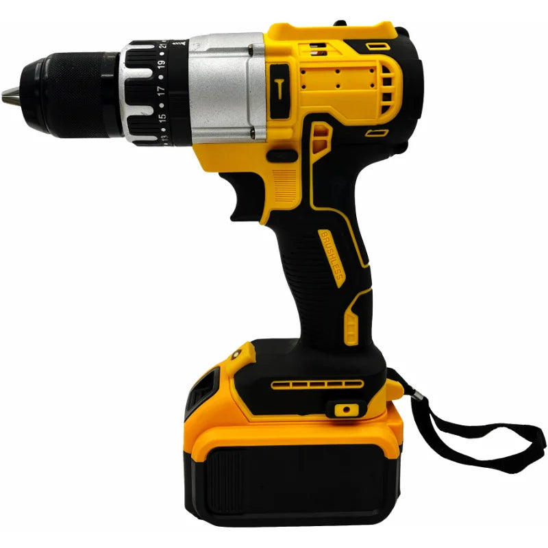 Perceuse Sans Balais 220 V | Outil Électrique avec Batterie Li-ion Haute Performance pour Usage DIY