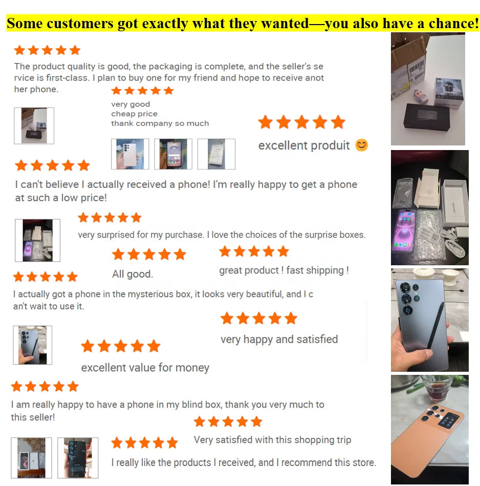Box Mystère Lucky Électronique – Smartphone, Tablette, Ordinateur portable, TV, 100% Surprise