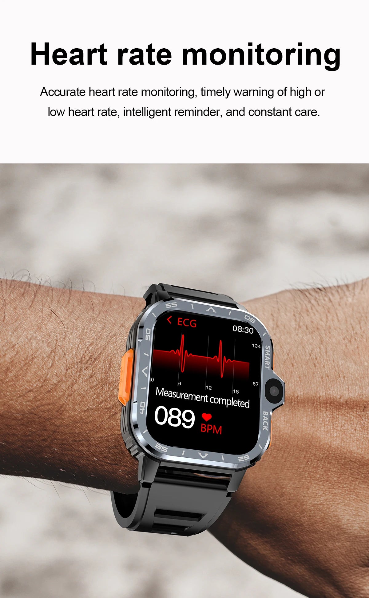 Montre connectée VALDUS 4G Android avec carte SIM, 4 Go de RAM et 64 Go de ROM.
