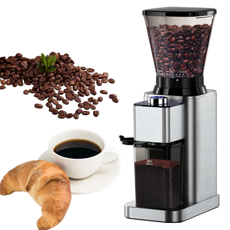 Machine à expresso professionnelle avec broyeur intégré, machine à café expresso automatique