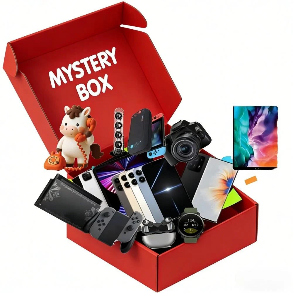 Coffret Mystère Basic 2026 – 1 à 3 Appareils : Montre, Écouteurs, Drône Surprise