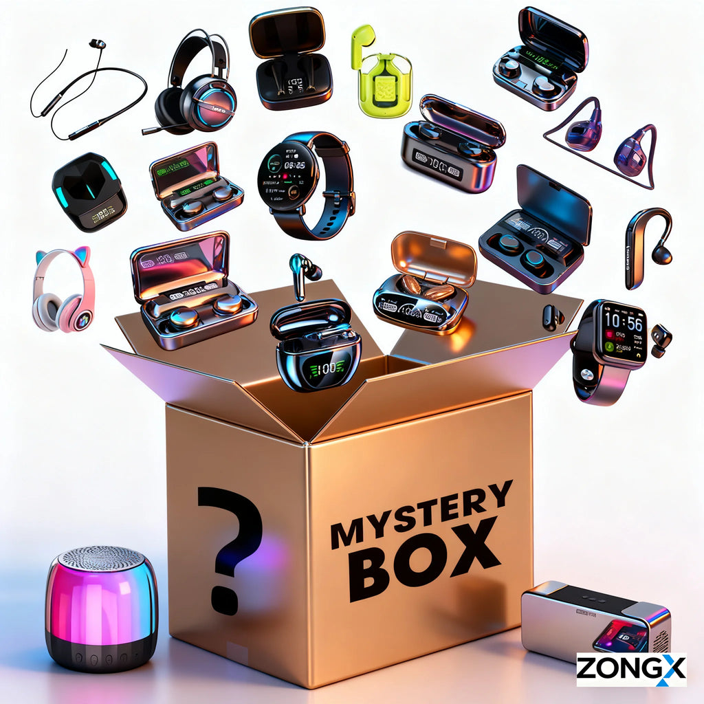 Box Mystère ZongX Lucky – Écouteurs, Chargeurs, Accessoires Téléphone Surprise
