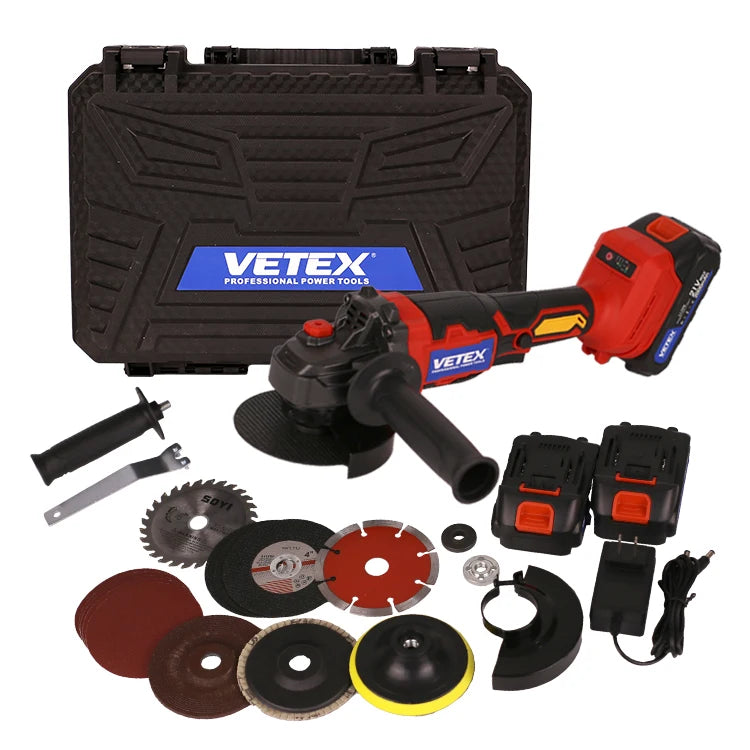 Meuleuse d'angle sans fil 21 V, 1000 W, moteur sans balais, disque 110 mm, 10 000 tr/min