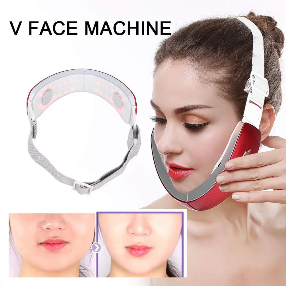 Appareil de Beauté KMD EMS | LED Rouge & Bleue, Thérapie Galvanique, Lifting et Raffermissement du Visage