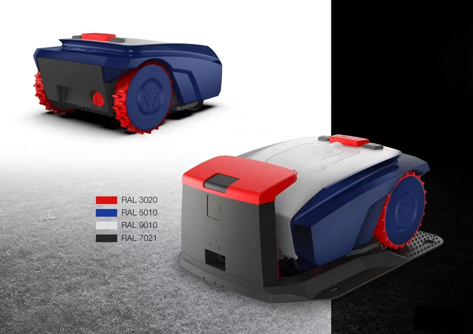 Tondeuse à gazon robotisée automatique et intelligente avec mini moteur électrique et navigation GPS pour terrain de football - NOUVEAU - À faire soi-même