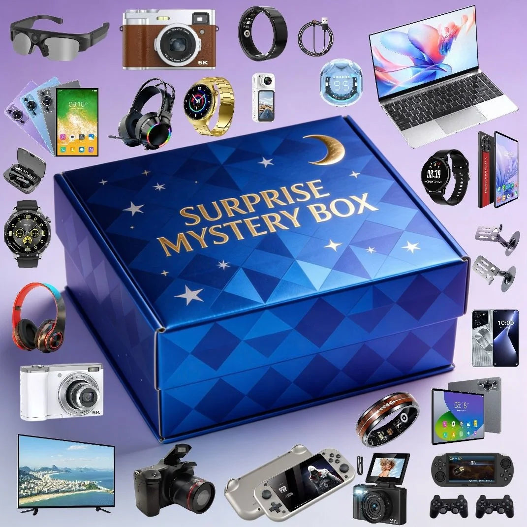Coffret Mystère Électronique Lucky 5 Produits – Cadeau Noël & Thanksgiving Surprise