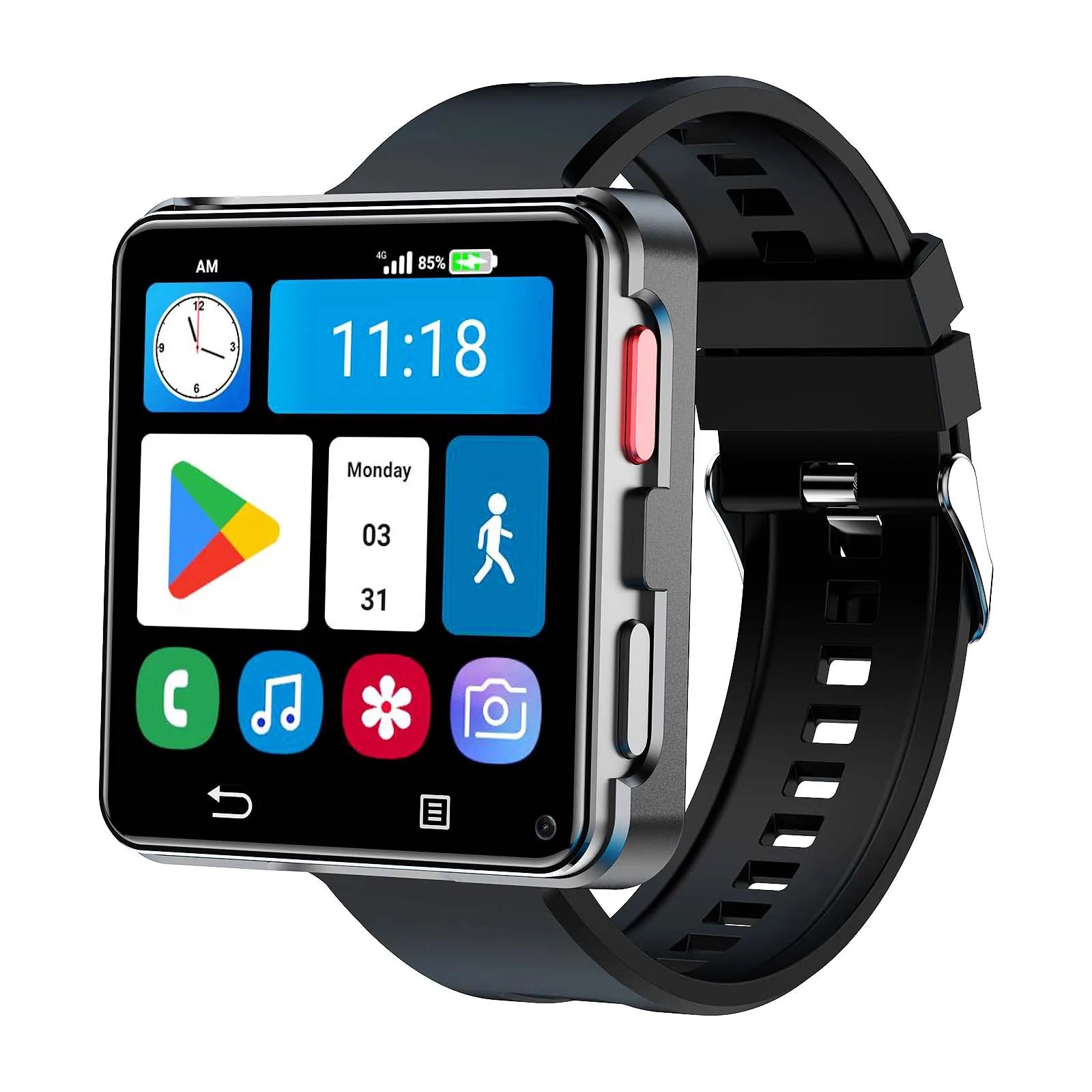 Montre connectée S222 4G – OLED 2,64", 4 Go + 64 Go, GPS, SIM et Appel Vidéo | Android