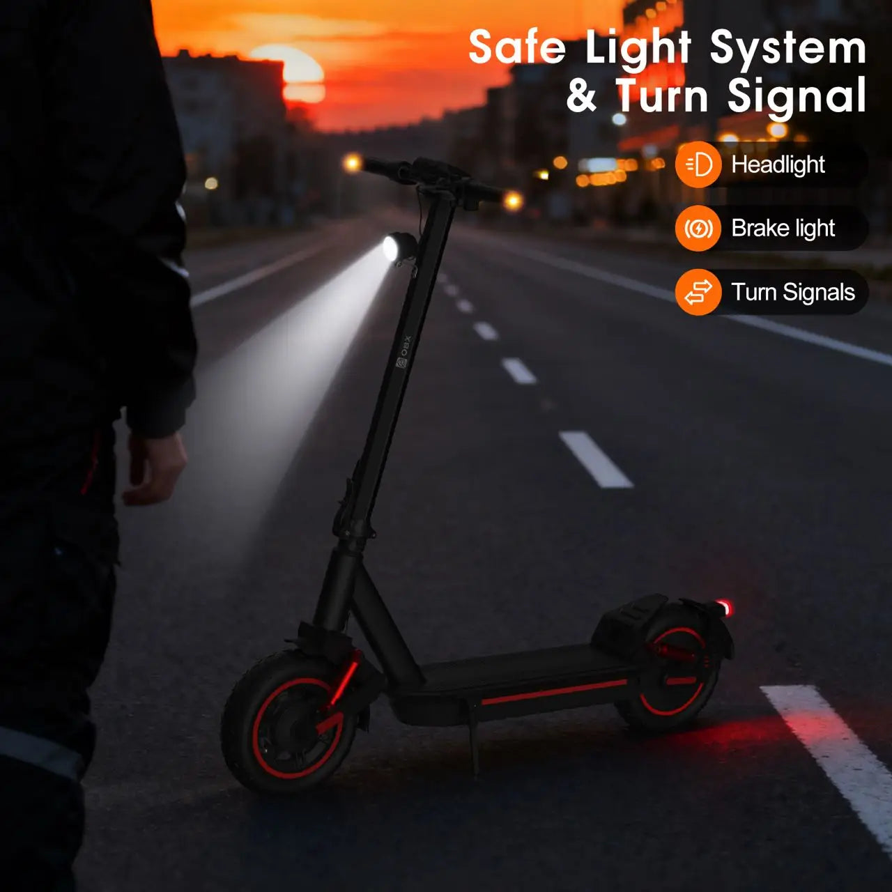 Trottinette électrique à deux roues, pliable rapidement, avec moteur sans balais de 750 W, cadre personnalisable, roues de 10 pouces, capteur, écran LCD, vitesse maximale de 30 km/h et autonomie de 45 à 50 km.