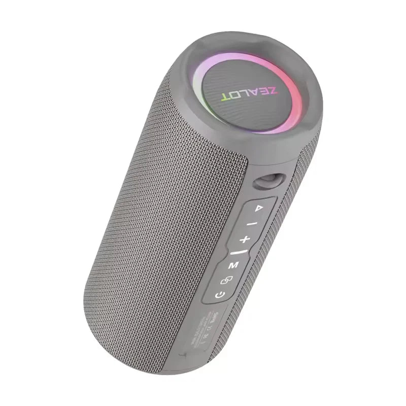 Lampe torche portable Enceinte Zealot S49 Pro – 20 W, IPX6, Bluetooth 5.2, RGB et batterie 3 600 mAh