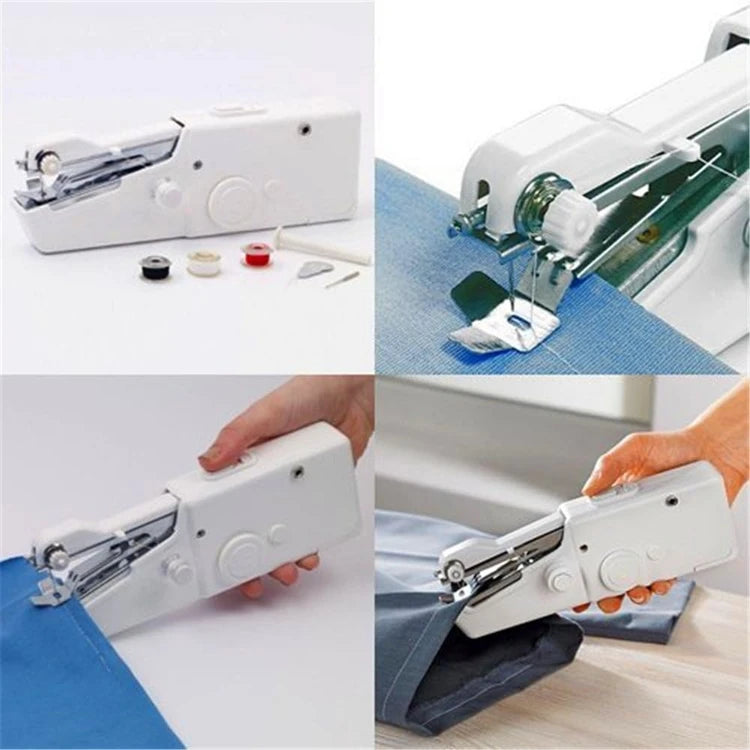 Machine à coudre portable Handy Stitch sans fil, outil de couture rapide pour tissus, vêtements, vêtements pour enfants, usage domestique et voyage.