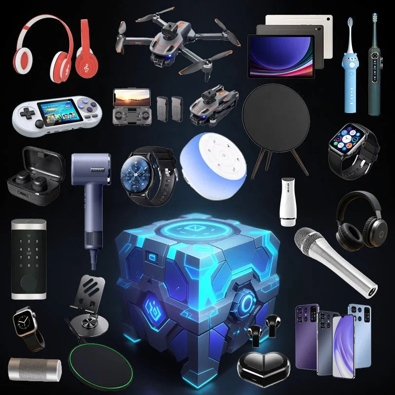 Coffret Mystère Électronique Tech 5 Pièces 3C – Grande Blind Box Lucky Surprise