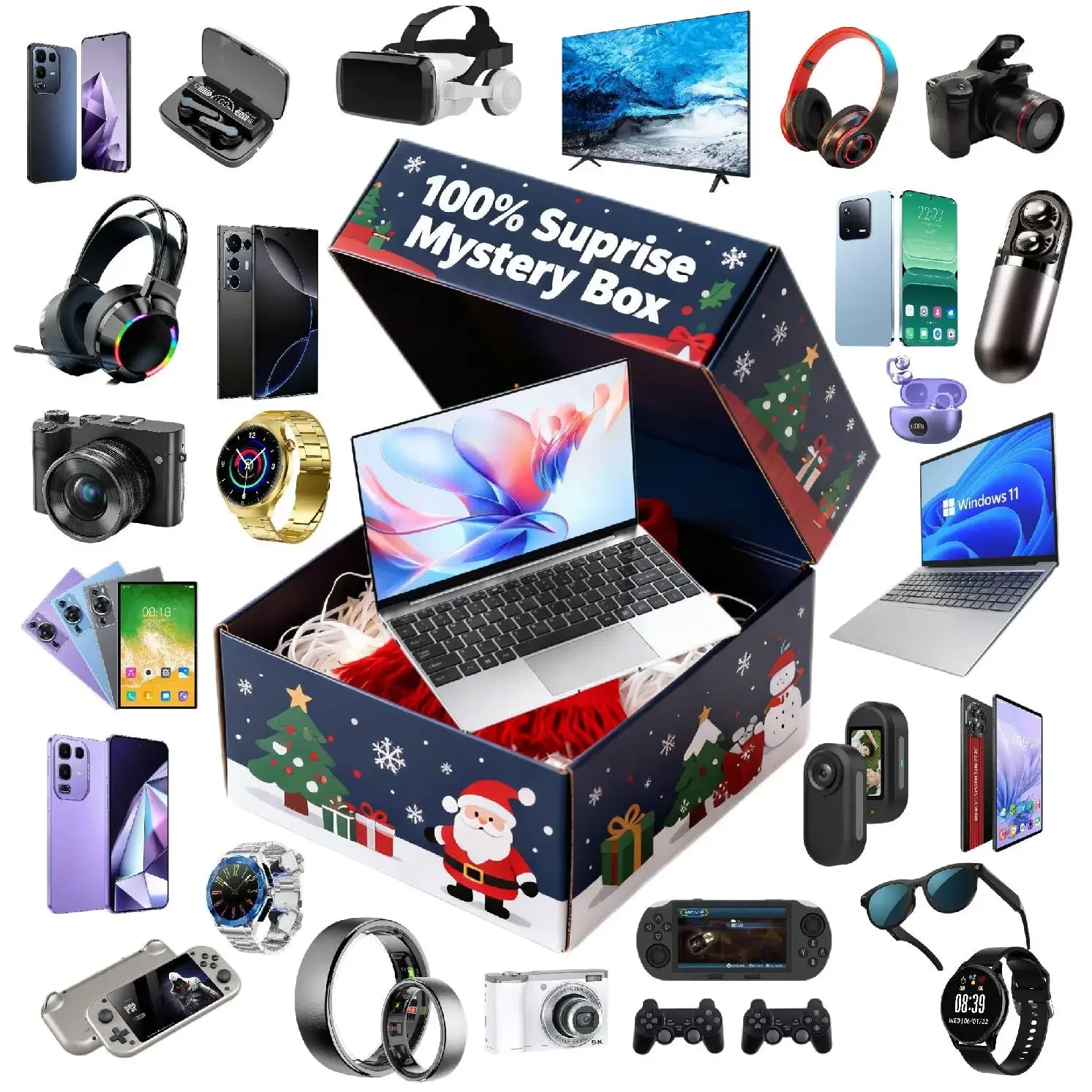 Box Mystère Colis Non Réclamés – 20+ Smartphones 5G, Livraison Gratuite