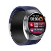 Montre Santé S201 – ECG, Tensiomètre Pompe à Air, NFC, SOS & Écran 1.56"